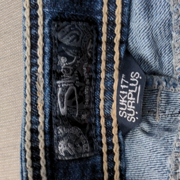 Silver Suki 17" Surplus Jeans 27 - Picture 3 of 7